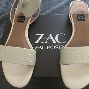 Zac Posen White Women's Sandals